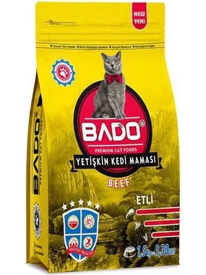 Kedi Maması Etli 1500GR 1 Adet