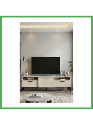 Astraltech Mistral Tv Sehpası Suntalam Ekru 160X40 cm Bezoss