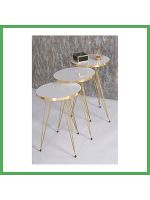 Astraltech Gold Tel Zigon Beyaz 3'lü Bezoss