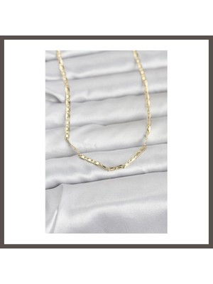 Nexora Living cm 14K Gold Renk Gemici Zincir Model 60 cm Kadın Kolye Nxrlvng