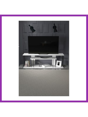 Salmore Gzd Plus Tv Ünitesi Beyaz 140 cm Bty