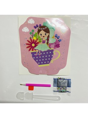 Elegantshop 5d Yapışan Boncuk Mozaik Tablo 15 * 15 cm SZ06