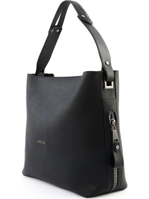 Goldbags Kadın Çapraz Askılı Yavrulu Omuz Çantası 29X30CM