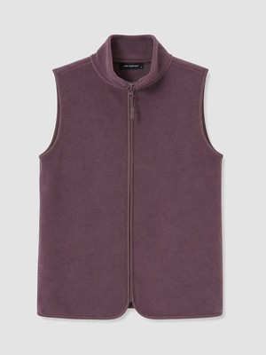 Lc Waikiki Yeni Sezon Mürdüm Dik Yaka Kadın Polar Yelek