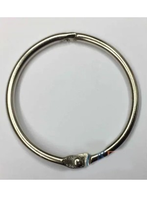 Marsilyan Kilitli Yuvarlak Halka, 4cm - 100 Adet
