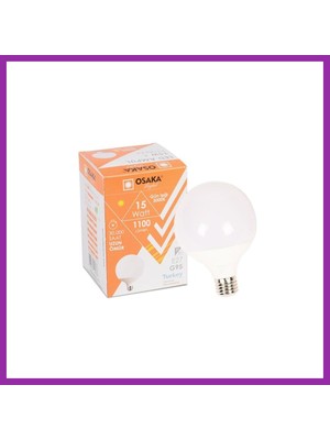 Bezos LEDP015 G95 15W G.ısıgı Glop LED Ampul 1 Adet BEZ10