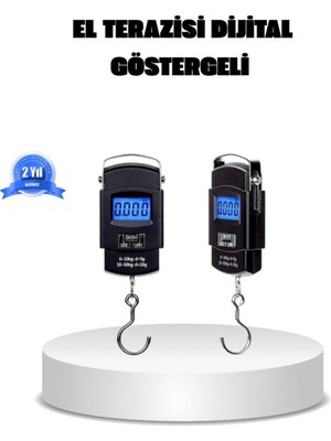 Marsilyan Dijital El Kantarı – 50 kg Taşıma Kapasiteli, Taşınabilir Hassas Tartı