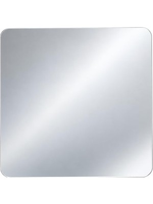 30 x 30 cm Kırılmaz Kendinden Yapışkanlı Kare Ayna, Çerçevesiz Duvar Aynası, Banyo Yatak Odası Antre ve Makyaj Alanı Için