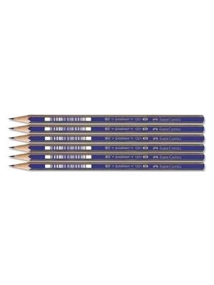 Faber-Castell 1221 Dereceli Resim Kalemi 3b, 6'lı Paket