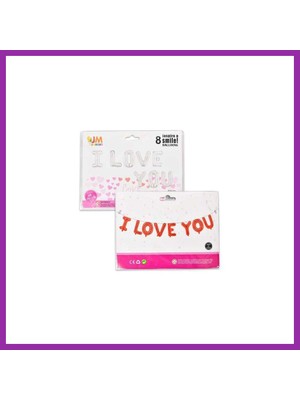 Bezos SVN-105 Balon I Love You 1 Adet BEZ10