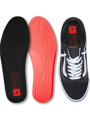 Tr Hyper Boost Technology X45 Soft Comfort Siyah-Kırmızı Rahat Topuk Dikeni Günlük Kullanım ve
