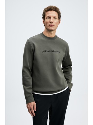 Lufian Rowan Erkek Sweat 112030195 Yeşil