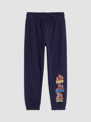 Lc Waikiki Yeni Sezon Lacivert Spider-Man Baskılı Erkek Çocuk Jogger Eşofman Altı