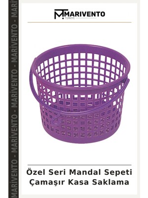 Özel Seri Mandal Sepeti Çamaşır Kasa Saklama