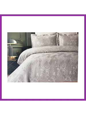 Bezos Vega 3 Parça Yatak Örtüsü Seti Çift Kişilik 250X260 cm Lüx Yatak Örtüsü Çeyizlik Yatak Odası Takımı BEZ10