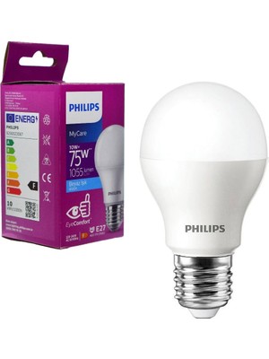 Philips Phılıps 10-75W Ess LED Beyaz Ampul E27 12'li Paket