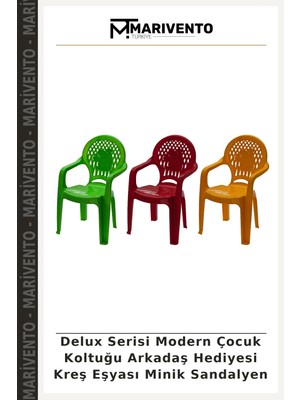 Delux Serisi Modern Çocuk Koltuğu Arkadaş Hediyesi Kreş Eşyası Minik Sandalyen