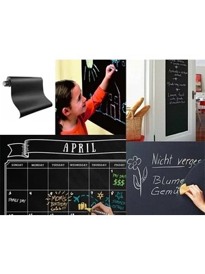 Lsk Yapışkanlı Kara Tahta-Yazı Tahtası: Sticker Blackboard
