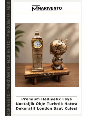 Premium Hediyelik Eşya Nostaljik Obje Turistik Hatıra Dekoratif London Saat Kulesi
