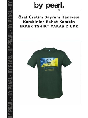Özel Üretim Bayram Hediyesi Kombinler Rahat Kombin Erkek Tshırt Yakasız Ukr