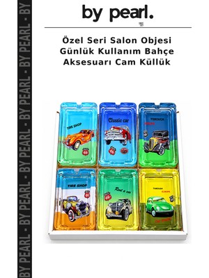 Özel Seri Salon Objesi Günlük Kullanım Bahçe Aksesuarı Cam Küllük