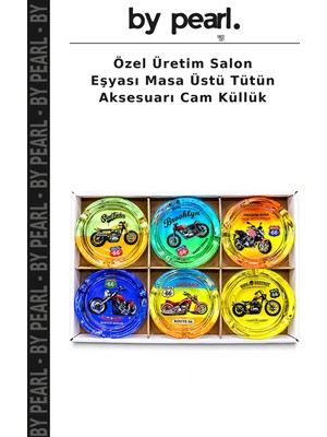 Özel Üretim Salon Eşyası Masa Üstü Tütün Aksesuarı Cam Küllük