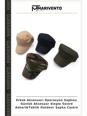 Erkek Aksesuarı Operasyon Şapkası Günlük Aksesuar Single Sword Askeri&taktik Outdoor Şapka Castro