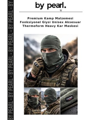 Premium Kamp Malzemesi Fonksiyonel Giysi Unisex Aksesuar Thermoform Heavy Kar Maskesi