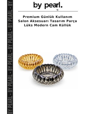 Premium Günlük Kullanım Salon Aksesuarı Tasarım Parça Lüks Modern Cam Küllük