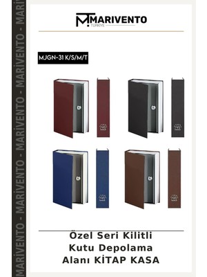 Özel Seri Kilitli Kutu Depolama Alanı Kitap Kasa