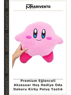 Premium Eğlenceli Aksesuar Hoş Hediye Oda Dekoru Kirby Peluş Yastık