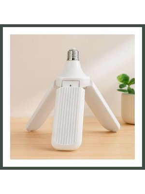 Bezos Pervane Model 3 Kollu Beyaz LED Ampul E27 24W Nhr