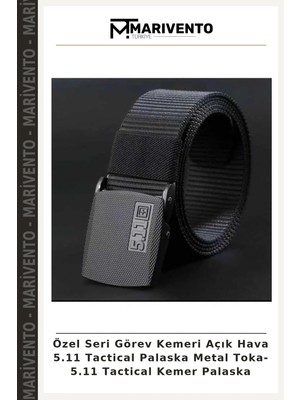 Özel Seri Görev Kemeri Açık Hava 5.11 Tactical Palaska Metal Toka- 5.11 Tactical Kemer Palaska