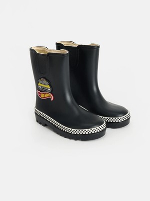 Lc Waikiki Yeni Sezon Siyah Hot Wheels Baskılı Erkek Çocuk Bot