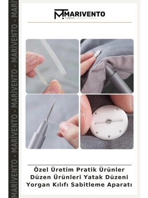 Özel Üretim Pratik Ürünler Düzen Ürünleri Yatak Düzeni Yorgan Kılıfı Sabitleme Aparatı