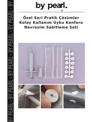 Özel Seri Pratik Çözümler Kolay Kullanım Uyku Konforu Nevresim Sabitleme Seti