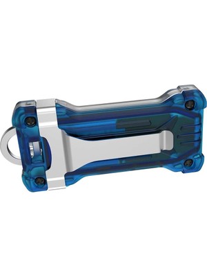 Happy Trend Zippy Mavi El Feneri Anahtarlık USB Şarj Edilebilir Mini Anahtarlık Işığı