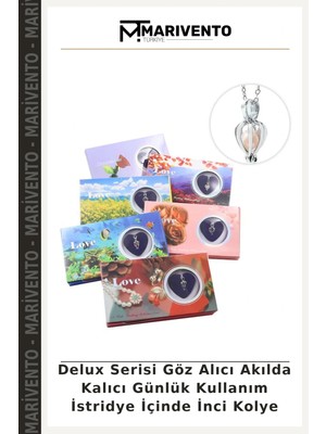 Delux Serisi Göz Alıcı Akılda Kalıcı Günlük Kullanım Istridye Içinde Inci Kolye