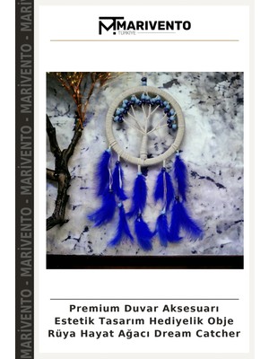 Premium Duvar Aksesuarı Estetik Tasarım Hediyelik Obje Rüya Hayat Ağacı Dream Catcher