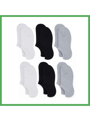 Astraltech Erkek Geri Dönüşüm Iplikli 6'lı Görünmez Sneaker Çorap, Ince Dikişli, Nefes Alan Yazlık Babet Çorabı, Kaymaz Topuklu Siyah Gri Beyaz · Beden: 39-44 · Renk: Çok Renkli 6 Lı Bezoss