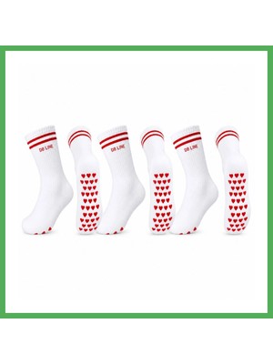 Astraltech Db Lıne Kaydırmaz 4'lü Pilates Yoga Çorabı Pamuklu Silikon Tabanlı Barre Stüdyo Spor Çorabı · Renk: Siyah · Beden: 36-40 Bezoss