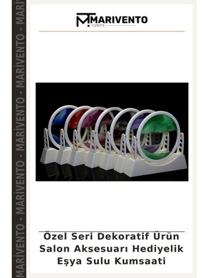 Özel Seri Dekoratif Ürün Salon Aksesuarı Hediyelik Eşya Sulu Kumsaati