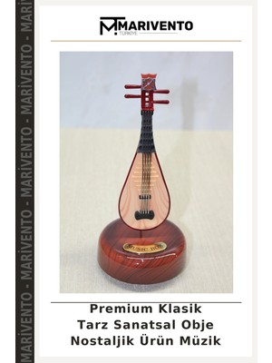 Premium Klasik Tarz Sanatsal Obje Nostaljik Ürün Müzik