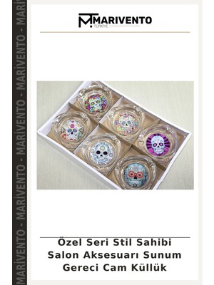 Özel Seri Stil Sahibi Salon Aksesuarı Sunum Gereci Cam Küllük