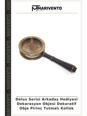 Delux Serisi Arkadaş Hediyesi Dekorasyon Objesi Dekoratif Obje Pirinç Tutmalı Küllük