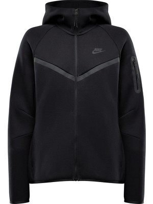 Nike Giyim Ceket W Nsw Tech Flc Wr Fz Hdy 2 HV6747-010 Siyah