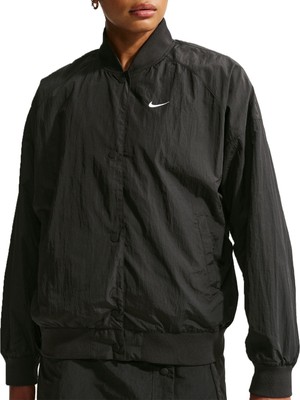 Nike Giyim Ceket W Nsw Hbr Varsıty Jkt IF0332-010 Siyah