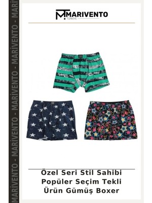 Özel Seri Stil Sahibi Popüler Seçim Tekli Ürün Gümüş Boxer
