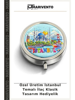Özel Üretim Istanbul Temalı Klasik Tasarım Hediyelik