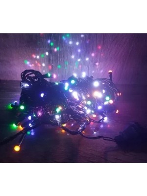 Yakup Tokatlı Moda Modüler 100 LED Damla Uçlu Işık 10M Siyah Kablo